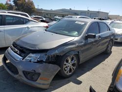 Salvage cars for sale from Copart Martinez, CA: 2012 Ford Fusion SE