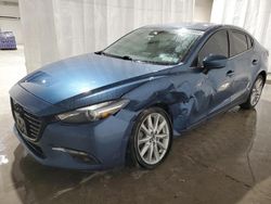 Salvage cars for sale at Leroy, NY auction: 2017 Mazda 3 Grand Touring