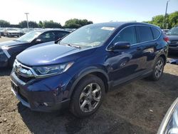 Salvage cars for sale at East Granby, CT auction: 2017 Honda CR-V EXL
