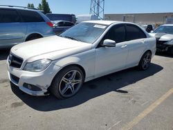 Salvage cars for sale at American Canyon, CA auction: 2012 Mercedes-Benz C250