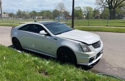 Salvage cars for sale from Copart Woodhaven, MI: 2015 Cadillac CTS-V