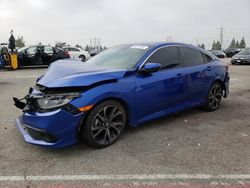 Salvage cars for sale at Rancho Cucamonga, CA auction: 2020 Honda Civic Sport