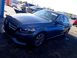 Mercedes-Benz c300 salvage cars for sale: 2018 Mercedes-Benz C300