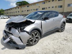 Salvage cars for sale from Copart Opa Locka, FL: 2019 Toyota C-HR XLE