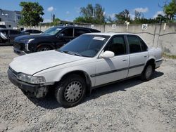 Honda Accord salvage cars for sale: 1993 Honda Accord LX
