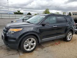 Salvage cars for sale at Littleton, CO auction: 2013 Ford Explorer Limited