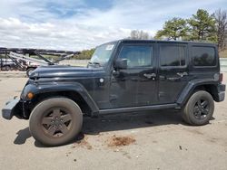 Salvage cars for sale from Copart Brookhaven, NY: 2015 Jeep Wrangler Unlimited Sahara