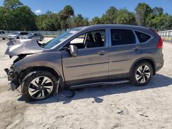 Salvage cars for sale at Fort Pierce, FL auction: 2015 Honda CR-V Touring