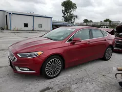 Ford Fusion se Vehiculos salvage en venta: 2017 Ford Fusion SE