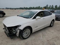 Salvage cars for sale at Houston, TX auction: 2014 Ford Fusion SE Hybrid