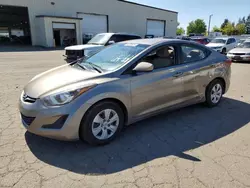 Salvage cars for sale from Copart Woodburn, OR: 2016 Hyundai Elantra SE