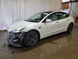 Salvage cars for sale at Ebensburg, PA auction: 2021 Tesla Model 3