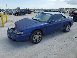 Ford Mustang gt salvage cars for sale: 1996 Ford Mustang GT