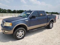 Salvage cars for sale from Copart New Braunfels, TX: 2004 Ford F150 Supercrew