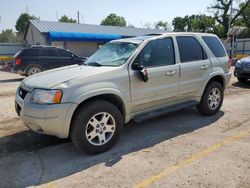 Salvage cars for sale at Wichita, KS auction: 2003 Ford Escape Limited