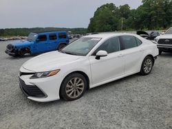 Salvage cars for sale at Concord, NC auction: 2021 Toyota Camry LE