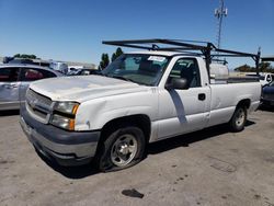 Salvage cars for sale at Hayward, CA auction: 2004 Chevrolet Silverado C1500