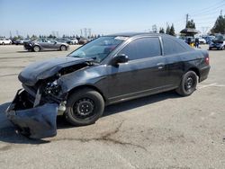 Salvage cars for sale from Copart Rancho Cucamonga, CA: 2005 Honda Civic DX VP