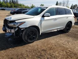 Salvage cars for sale from Copart Bowmanville, ON: 2017 Infiniti QX60