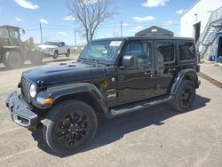 Salvage cars for sale from Copart Montreal Est, QC: 2023 Jeep Wrangler Sahara 4XE
