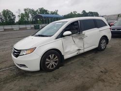 Salvage cars for sale from Copart Spartanburg, SC: 2015 Honda Odyssey EXL