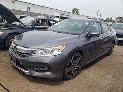 Salvage cars for sale at New Britain, CT auction: 2017 Honda Accord Sport