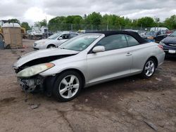 Salvage cars for sale at Chalfont, PA auction: 2005 Toyota Camry Solara SE