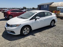 Salvage cars for sale from Copart Antelope, CA: 2014 Honda Civic LX