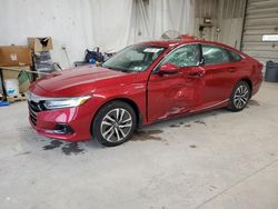 Salvage cars for sale from Copart York Haven, PA: 2021 Honda Accord Hybrid EXL