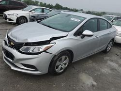 Salvage cars for sale from Copart Cahokia Heights, IL: 2017 Chevrolet Cruze LS