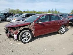 Salvage cars for sale at Duryea, PA auction: 2017 Chevrolet Impala LT