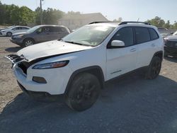Salvage cars for sale at York Haven, PA auction: 2015 Jeep Cherokee Latitude