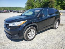 Salvage cars for sale at Concord, NC auction: 2014 Toyota Highlander LE