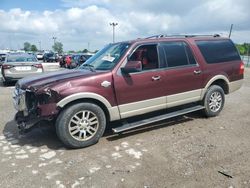 Salvage cars for sale at Indianapolis, IN auction: 2009 Ford Expedition EL Eddie Bauer