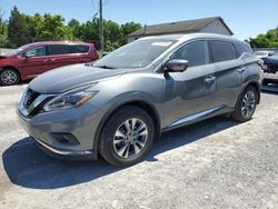 Salvage cars for sale from Copart York Haven, PA: 2018 Nissan Murano S