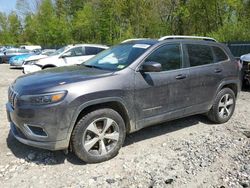 Salvage cars for sale at Candia, NH auction: 2021 Jeep Cherokee Limited