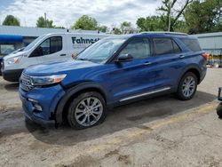 Salvage cars for sale at Wichita, KS auction: 2021 Ford Explorer Limited