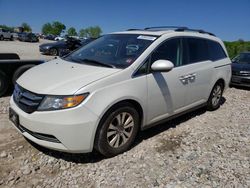Salvage cars for sale from Copart West Warren, MA: 2014 Honda Odyssey EXL