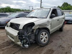 Salvage cars for sale from Copart Hillsborough, NJ: 2009 Hyundai Tucson GLS