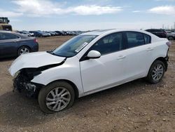 Salvage cars for sale at Elgin, IL auction: 2012 Mazda 3 I