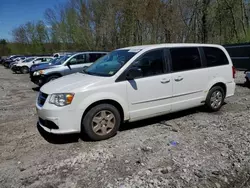 Salvage cars for sale from Copart Candia, NH: 2011 Dodge Grand Caravan Express