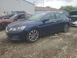 Salvage cars for sale from Copart Columbus, OH: 2015 Honda Accord Sport
