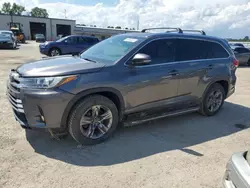 Salvage cars for sale at Gaston, SC auction: 2017 Toyota Highlander Limited