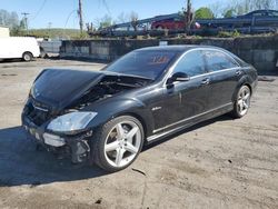 Salvage cars for sale at Marlboro, NY auction: 2009 Mercedes-Benz S 63 AMG