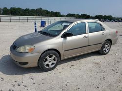 Salvage cars for sale at New Braunfels, TX auction: 2007 Toyota Corolla CE