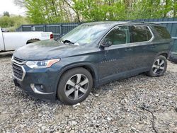 Salvage cars for sale from Copart Candia, NH: 2019 Chevrolet Traverse LT