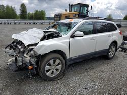 Salvage cars for sale from Copart Arlington, WA: 2010 Subaru Outback 2.5I Limited