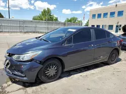 Salvage cars for sale from Copart Littleton, CO: 2016 Chevrolet Cruze LS