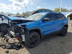 Jeep Cherokee salvage cars for sale: 2017 Jeep Cherokee Trailhawk