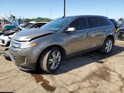 Salvage cars for sale at Woodhaven, MI auction: 2013 Ford Edge Limited